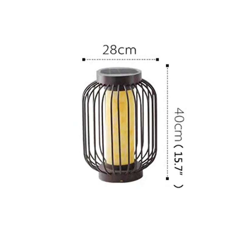 Moderne graslamp in roestvrij staal – Taléria