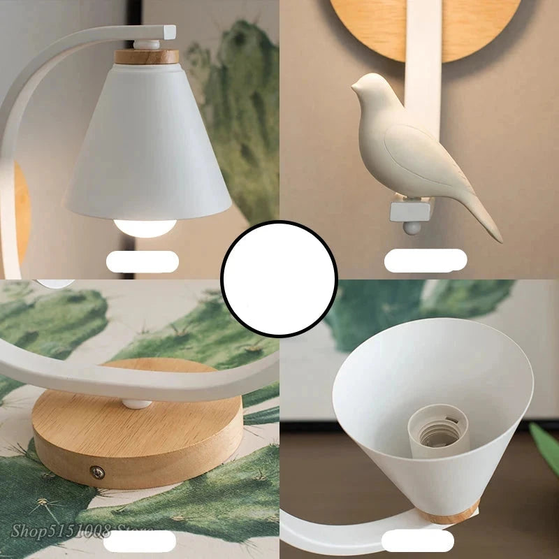 Applique murale en fer nordique pour chambre – Serenion