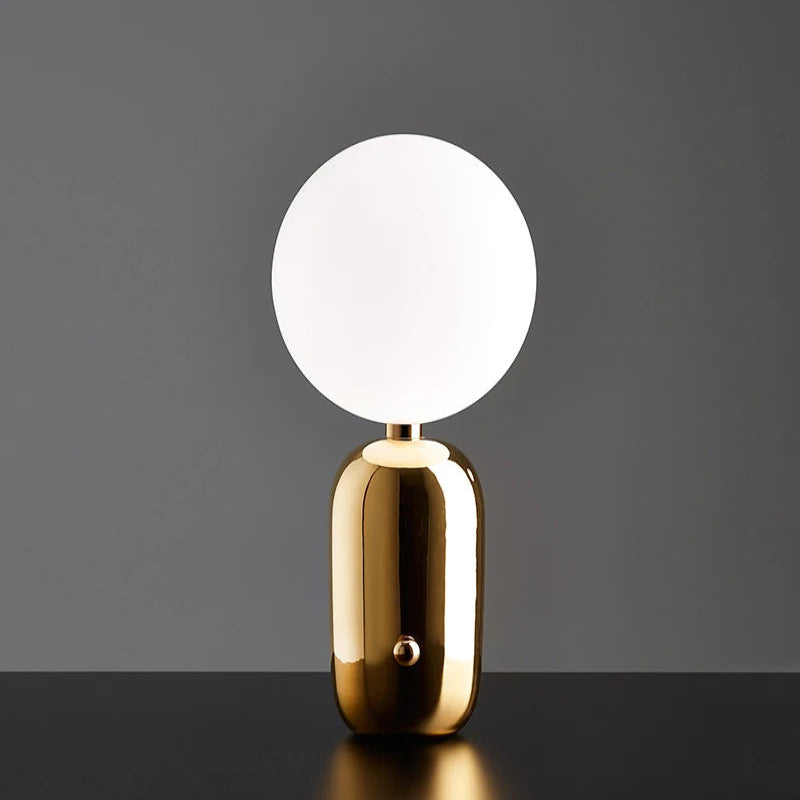  Lampe de Chevet Métal Verre Design Moderne – Pulsaris 