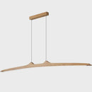 Minimalistische walnoot hanglamp voor eetkamer – Walnia