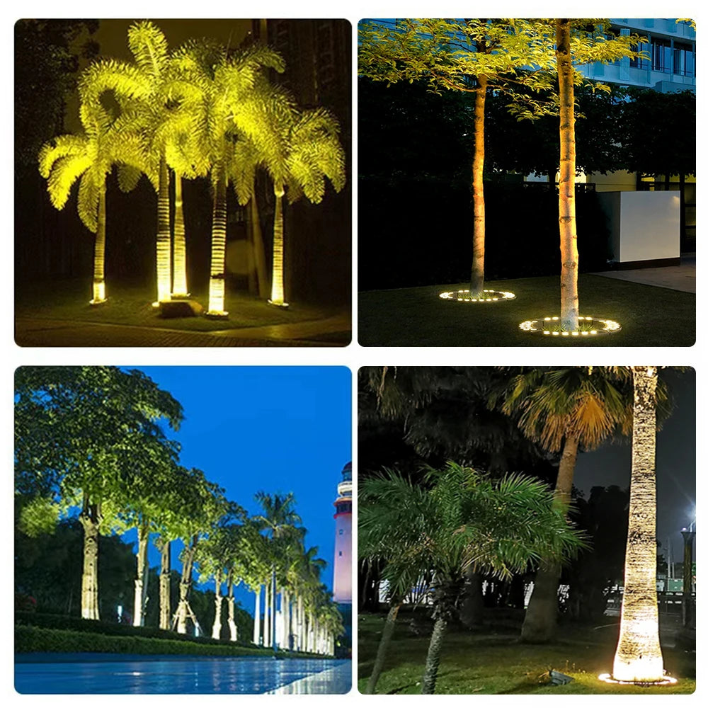 Buitenprojectielamp in aluminium RGB voor bomen – Arbolux