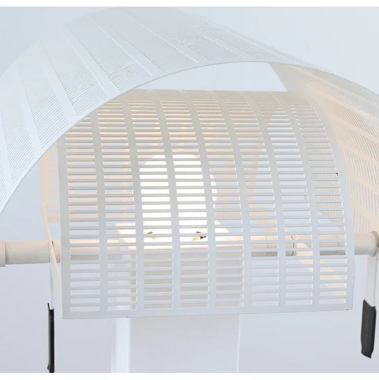 Suspension Moderne en Métal Noir et Blanc pour Salon – Zébrano