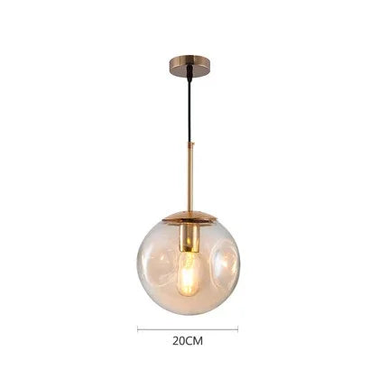 Suspension Nordique en Verre pour Salon et Chambre – Orbalya