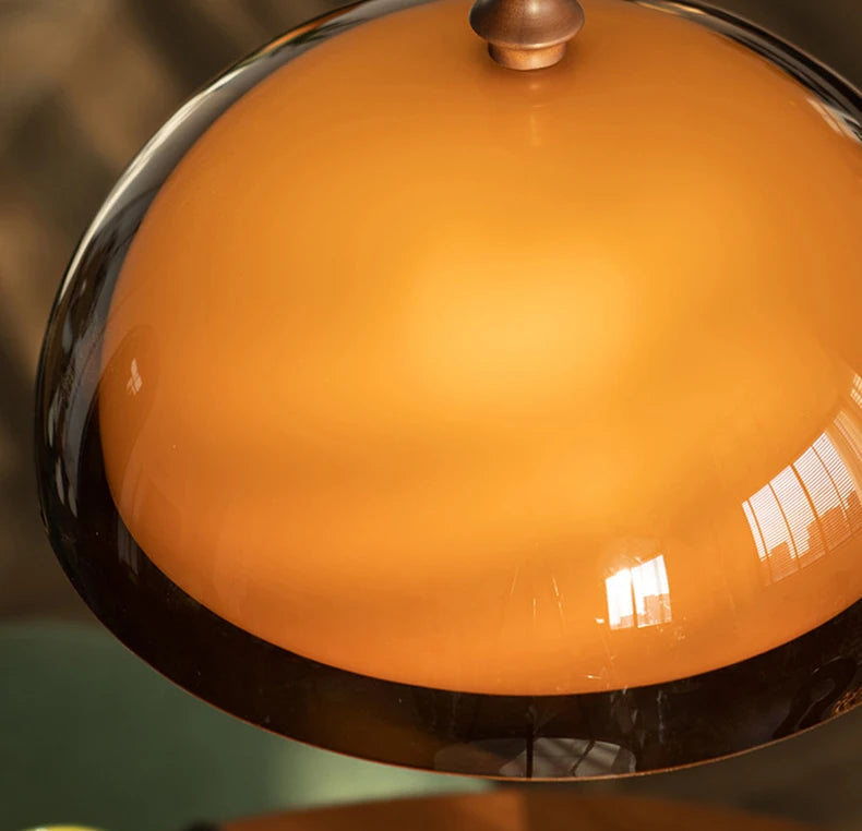 Bruine acryl hanglamp voor eetkamer – Armoniel