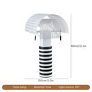 Modern Black and White Pendant Lamp for Living Room – Zébrano