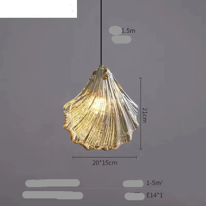 Suspension moderne en verre et métal pour chambre – Ornelia