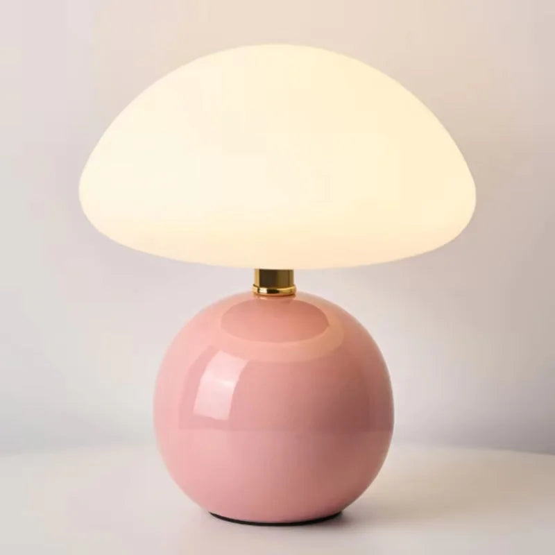 Lampe de table en céramique crémeuse pour chambre – Aureolys