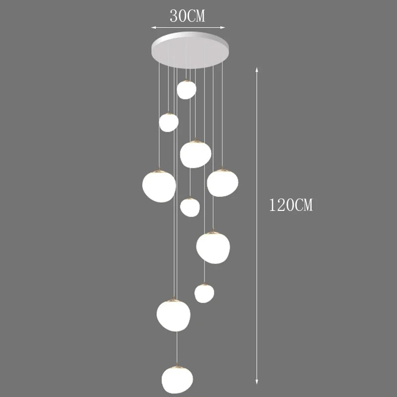 Suspension moderne en alliage pour salon – Heliora