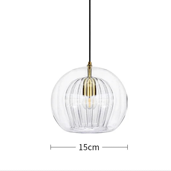 Suspension nordique en verre pour intérieurs modernes – Ombrelia