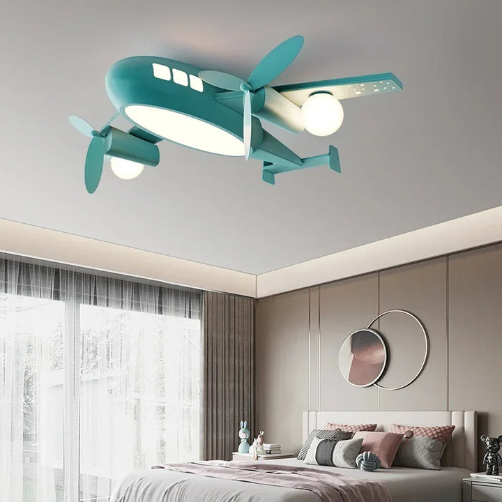 Plafonnier en bambou pour chambre d'enfant – Aerolys