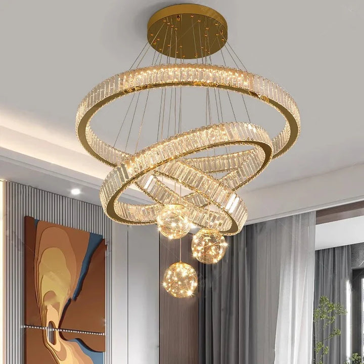 Lustre Cristal Moderne pour Salon et Salle à Manger – Cristarion