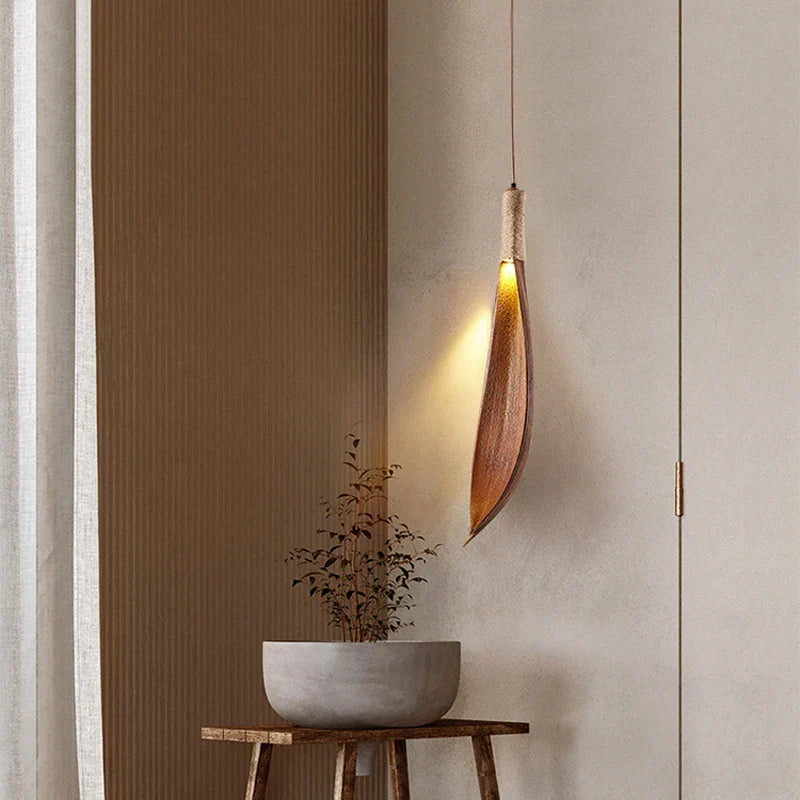 Hanglamp Hout Wabi-Sabi – Mirael