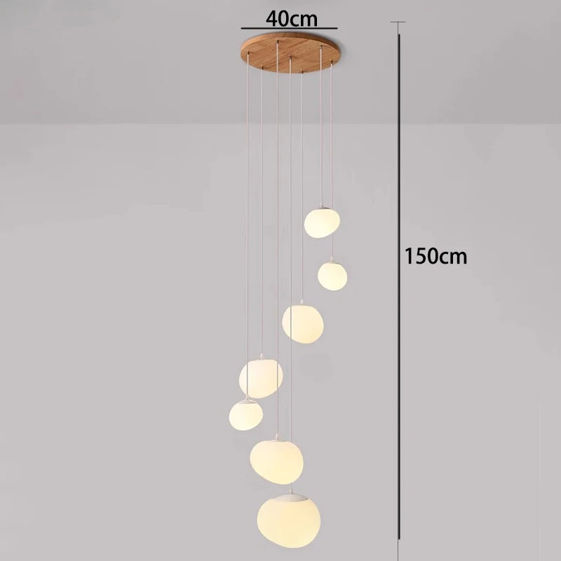 Lustre moderne en alliage pour salons et escaliers – Orialys