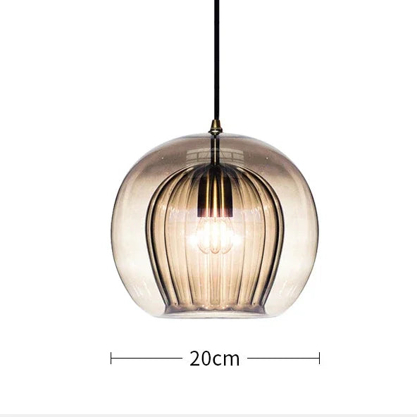 Suspension nordique en verre pour intérieurs modernes – Ombrelia