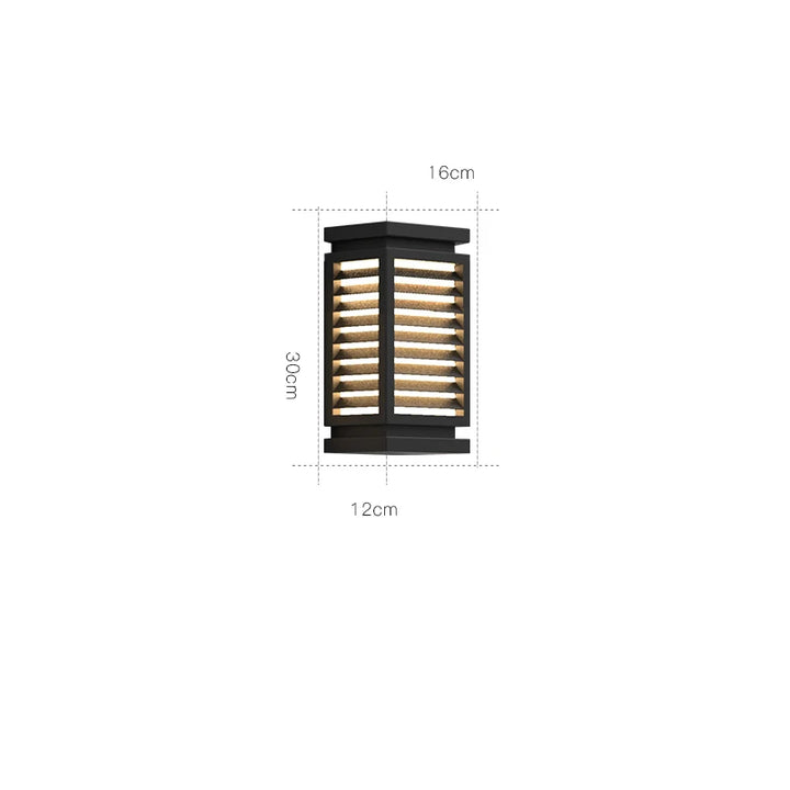 Applique murale extérieure en acier inoxydable – Serenys
