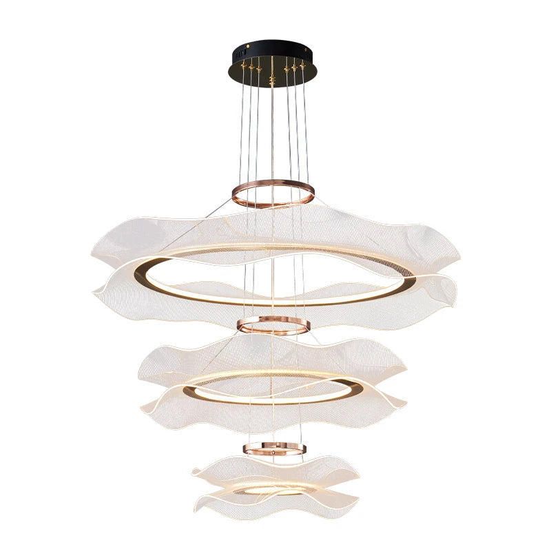 Moderne LED-hanglamp van acryl voor woonkamer – Célinova