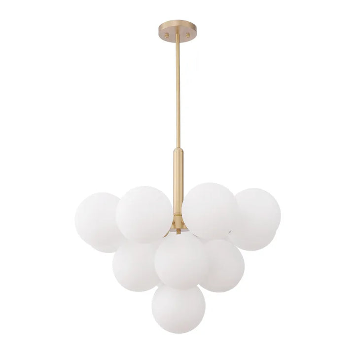 Lustre en Verre Nordique pour Salon – Silvoria