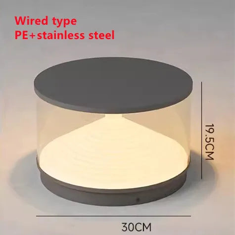 Lampe solaire de jardin en acier inoxydable – Soléclat