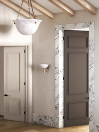 Applique murale en marbre et cuivre pour chambre – Ciraluce