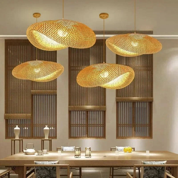 Rattan Chandelier