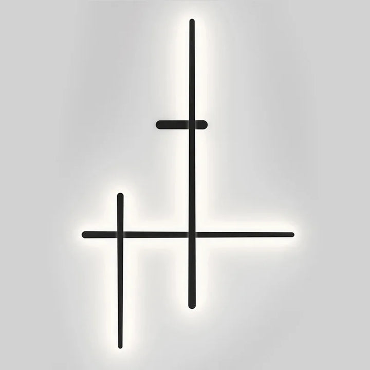 Applique Murale LED Minimaliste Noire ou Blanche pour Salon – Néoléa