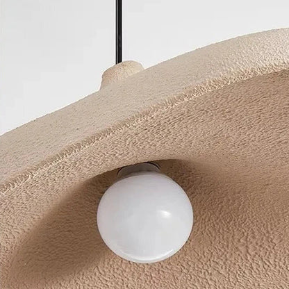 Wabi-Sabi stijl hanglamp in microbeton voor restaurants – Zelinea