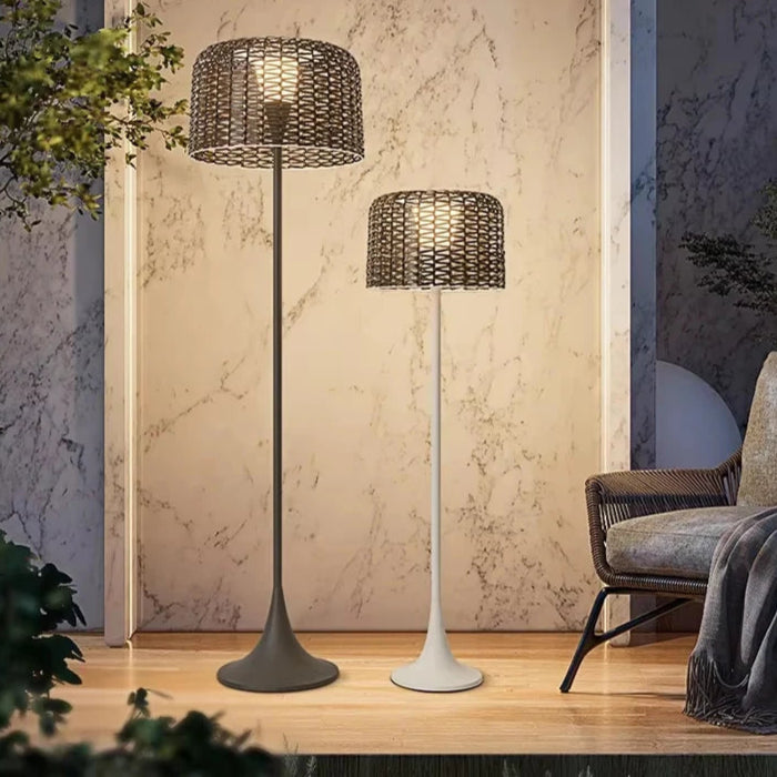 Lampe de jardin extérieur en métal tressé – Verilum