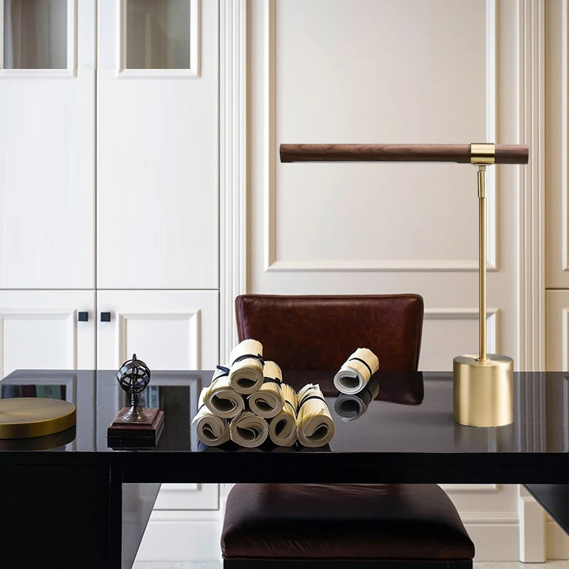 Minimalistische Bedlamp Bamboe Ijzer LED – Helios