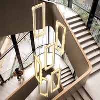 Lustre moderne en cristal pour salon – Cristarion