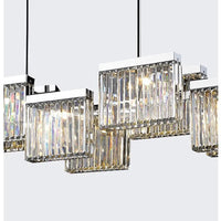 Suspension Cristal Moderne E14 pour Salle à Manger – Crystarène
