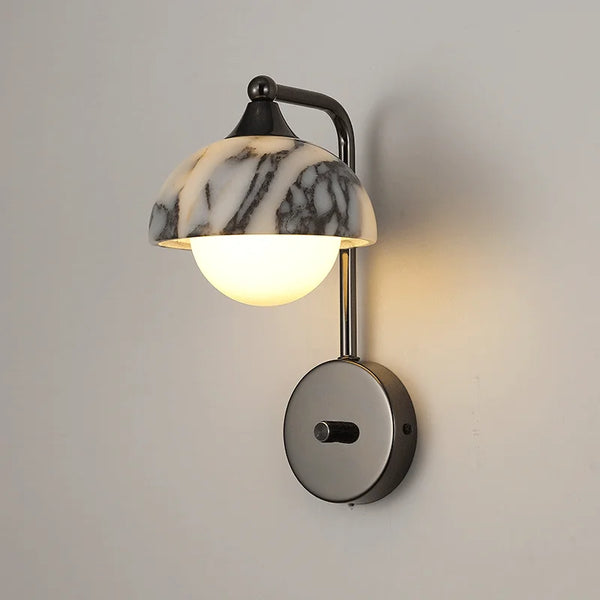 Applique murale en alabastre pour chambre luxueuse – Alumina