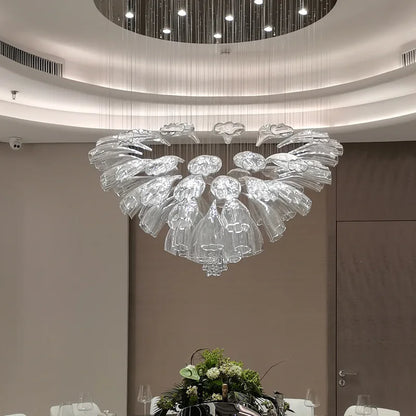 Moderne Kristal en Staal Kroonluchter voor Woonkamer – Mirellia