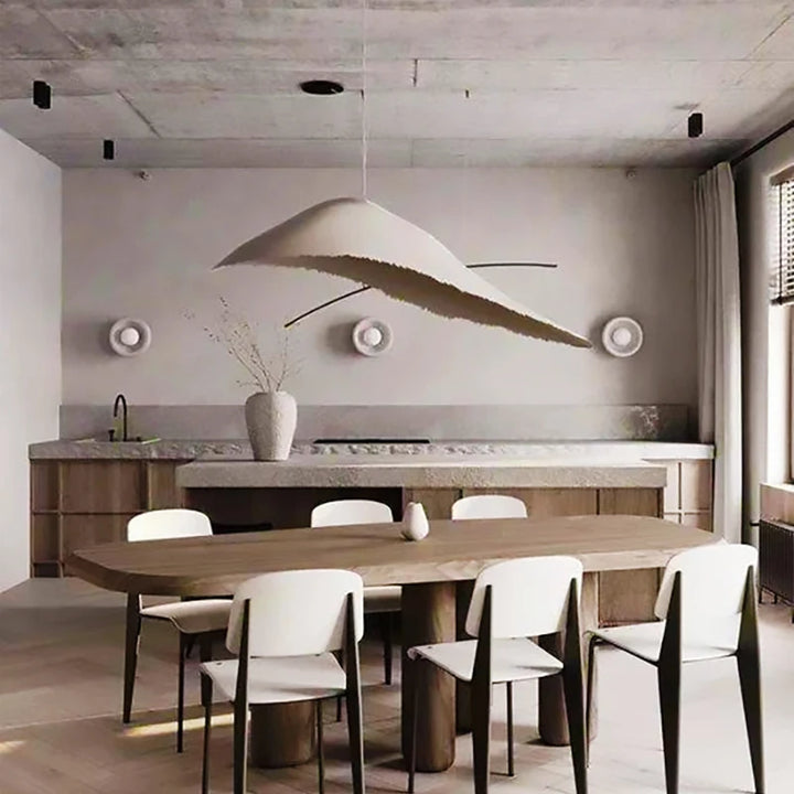 Suspension LED style nordique en fer blanc pour salon – Nordironia
