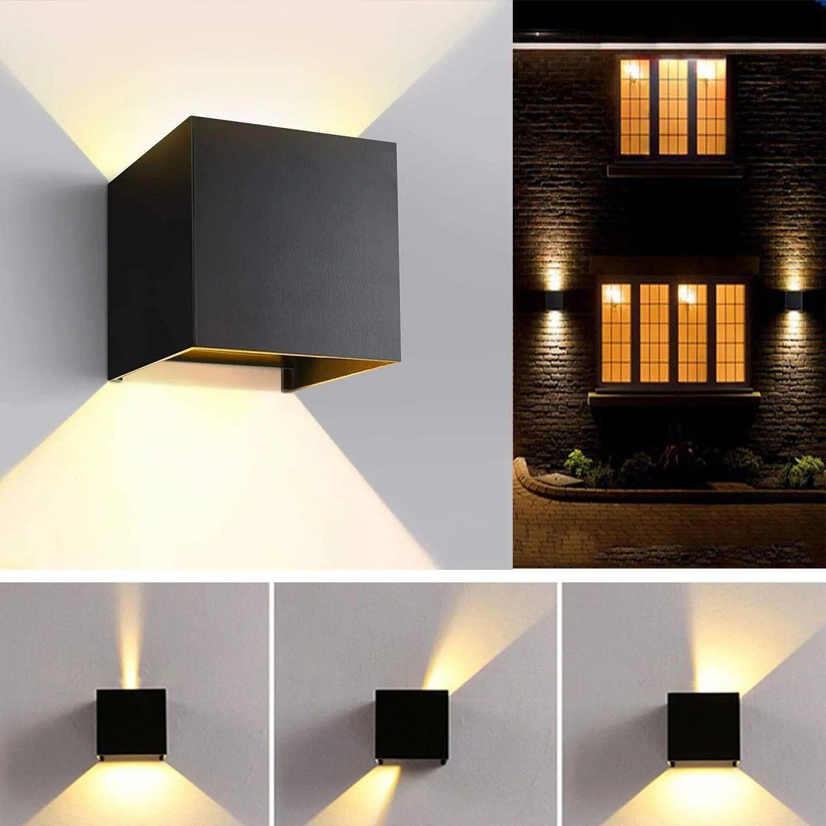 Moderne LED Wandlamp in Aluminium – Krysalys