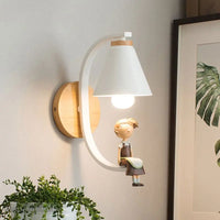 Applique murale en fer nordique pour chambre – Serenion