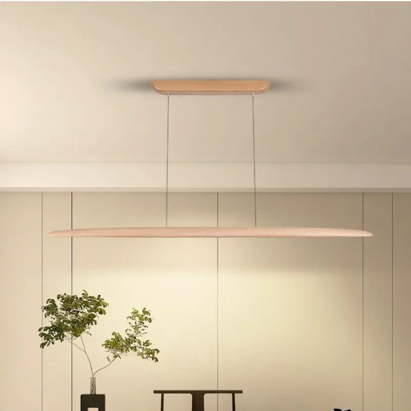 Suspension en bois dimmable pour cuisine et salle à manger – Maderise