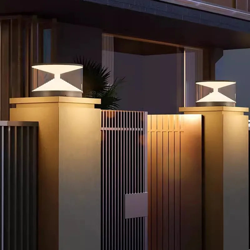 Lampe solaire de jardin en acier inoxydable – Soléclat