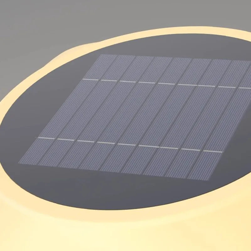 Lampe solaire extérieure moderne en acier inoxydable – Solaris