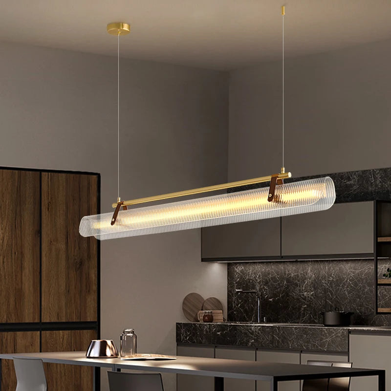Minimalistische LED-kroonluchter Noordse stijl voor woonkamer en eetkamer – Orithya
