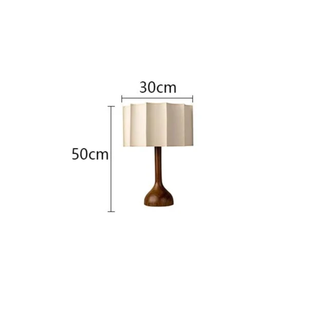 Lampe sur pied en bois style Wabi-Sabi pour salon – Armonique