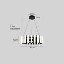 Modern Circular Iron Chandelier for Living Room – Cironder