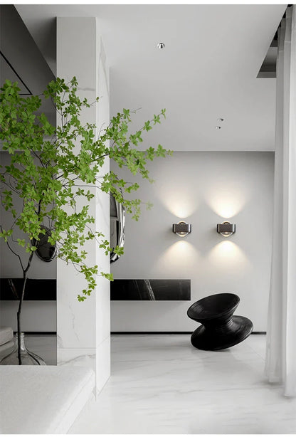 Moderne Wandlamp in Roestvrij Staal – Célestorio