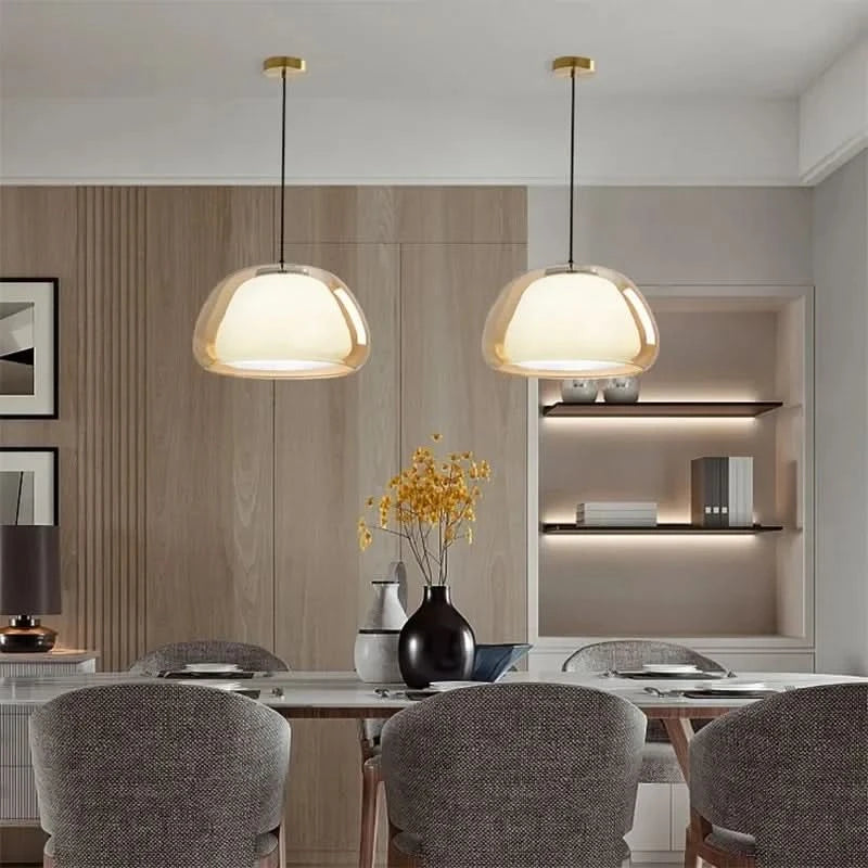 Veelzijdige Hanglamp Cremegel met Minimalistisch Stijl – Capsule
