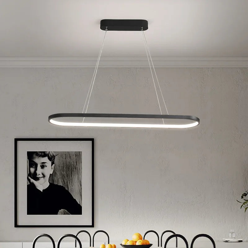 Ondéa Oval LED Pendant Light contemporary design uniform lighting - view 7