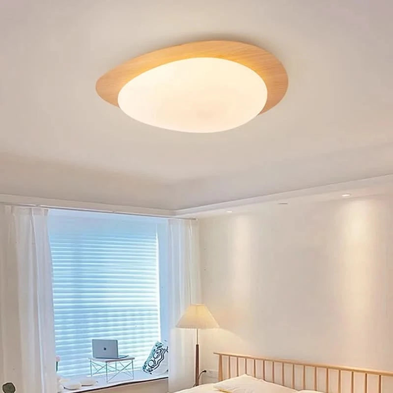 Natuurlijke Plafondlamp Moderne Elegantie Lichteffecten – Boisé