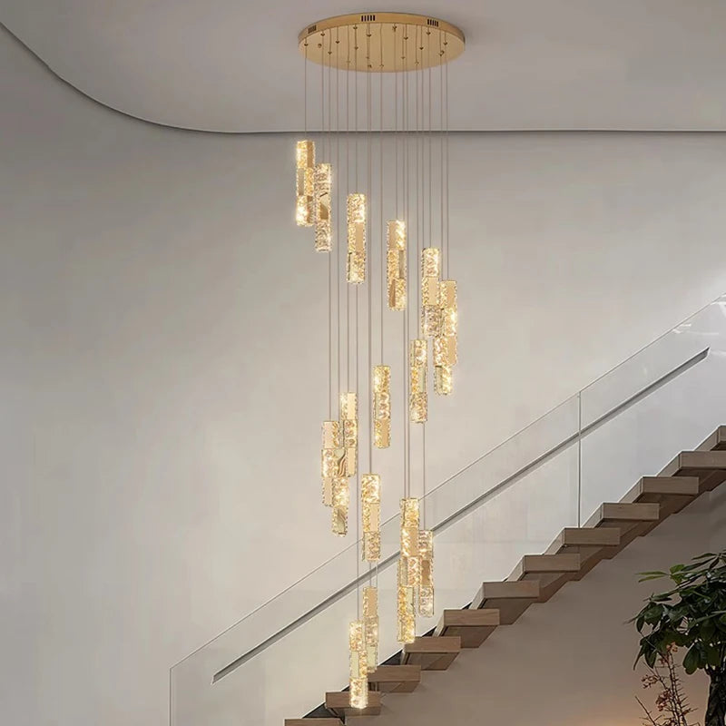 Moderne kristallen kroonluchter voor woonkamer – Cristarène