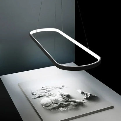 Ondéa Oval LED Pendant Light contemporary design uniform lighting - view 8