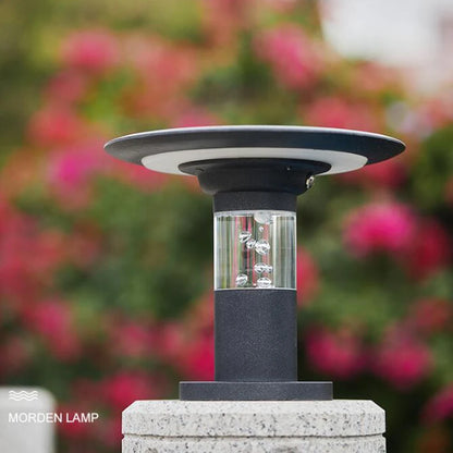 Waterdichte zonne-buitenlantaarn in aluminium – Solastice
