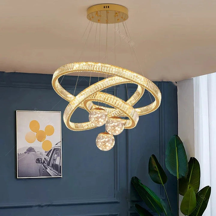 Lustre Cristal Moderne pour Salon et Salle à Manger – Cristarion