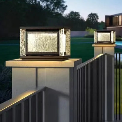 Waterdichte buitenzonnelamp in neo-Chinese stijl – Zolaris